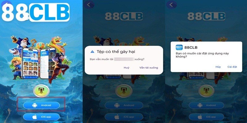 Quy trình tải app 88clb Android siêu dễ dàng, đơn giản